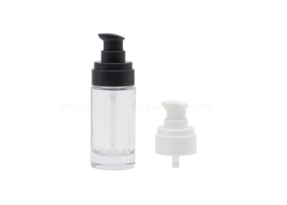 زجاجة الأساس السائل اسطوانية 30 مل غسول مستحضرات التجميل الزجاجي الفارغ