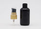 الصلبة 30ML الأسود إعادة الملء زجاجات رذاذ زجاجات الحيوانات الأليفة البلاستيكية زجاجات جولة الكتف