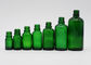 واضح العنبر الأخضر الأزرق زجاجات مستحضرات التجميل القطارة جميع حجم 18MM حجم الرقبة