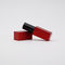 علبة أحمر شفاه مربعة من الألومنيوم باللون الأحمر الفارغ 3.5 جرام مع علبة مغناطيسية
