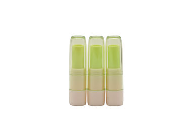 4ml سعة ABS Green ECO Tube Lip Balm Packaging لحزمة الجمال