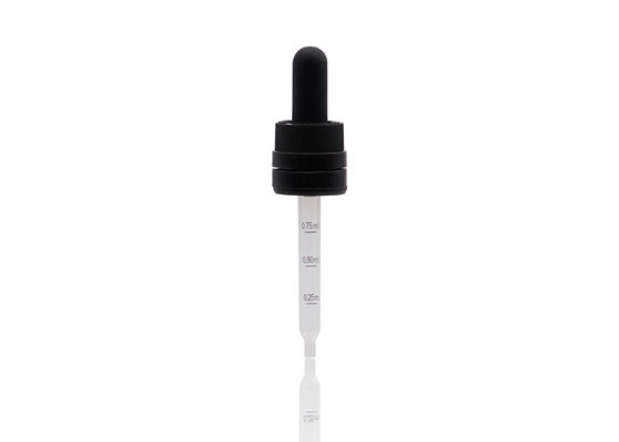 جودة  Professional Tamper Evident Essential Oil Dropper 18/410 Prevent Liquid Leakage مصنع