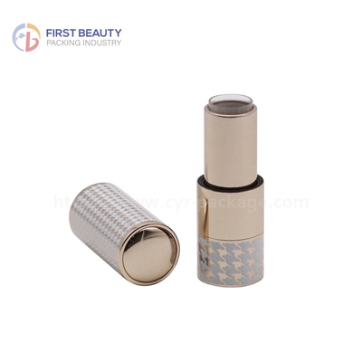 اسطوانة مستحضرات التجميل أنبوب أحمر الشفاه الفارغ بالحجم الطبيعي 5g