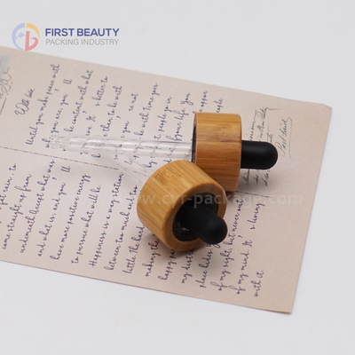 غطاء قطرات الخيزران حسب الطلب أنبوب زيت أساسي 18/410 20/400