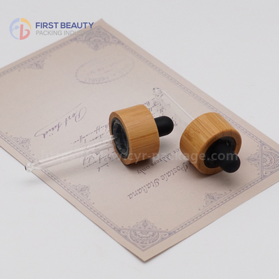 غطاء قطرات الخيزران حسب الطلب أنبوب زيت أساسي 18/410 20/400