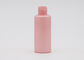 شقة الكتف الوردي PET 50ML زجاجات رذاذ بلاستيكية صغيرة إعادة الملء مع مضخة صفراء
