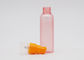 ماتي الوردي 18MM 60ML زجاجات رذاذ إعادة الملء البلاستيكية مع مضخة ضباب البرتقال الجميلة
