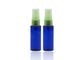 30 مل الأزرق زجاجات إعادة الملء PET رذاذ البلاستيك مع الضوء الأخضر مضخة ميست