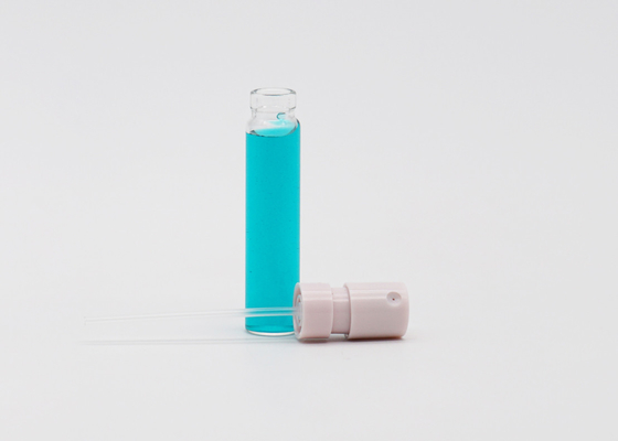 مصغرة إعادة الملء اختبار زجاجة رذاذ زجاجة 3ml الزجاج مع البلاستيك المفاجئة البخاخ