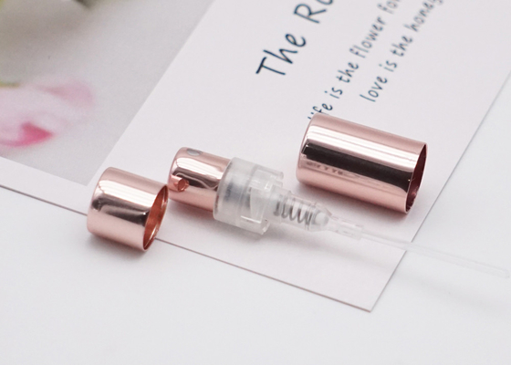 مضخة رش عطر من الألومنيوم مع ضباب ناعم على الياقة