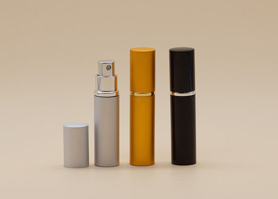 5 مل الذهب الألومنيوم عبوة زجاج زجاجات رذاذ عطر الحرير الشاشة الطباعة سطح معالجة