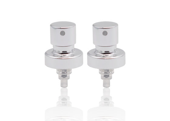 18/400 مستحضرات التجميل الألومنيوم الفضة العطور مضخة تجعيد مضخة الرش مع ذوي الياقات البيضاء