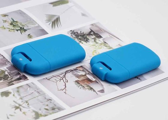 عطر بخاخ زجاجة بلاستيكية صغيرة بخاخ عطر 25 مل لون أزرق جميل