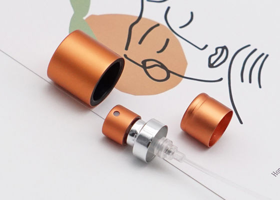 زجاجة عطر الألومنيوم تجعيد مضخة رذاذ رذاذ Fea 15mm مع طوق